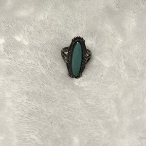 Vintage Navajo Sterling Silver Ring with Turquoise